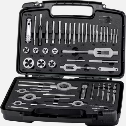 International Tools ECO PRO HSS Set Draadsnijden M3 - M12 in kunststof koffer - 291101312