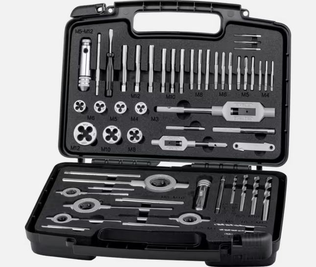 International Tools ECO PRO HSS Set Draadsnijden M3 - M12 in kunststof koffer - 291101312