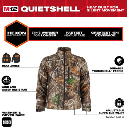 Milwaukee M12 HJCAMO7-0 Verwarmde Jas camouflage