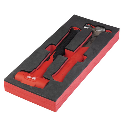 Milwaukee Bolkophamer en terugslagvrije hamer in foam inlay - 4932493254