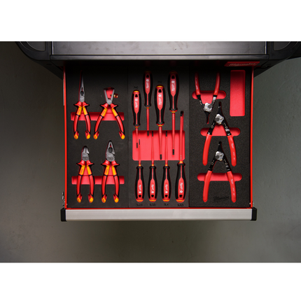 Milwaukee borgveertangen 3-delig in foam inlay - 4932493632