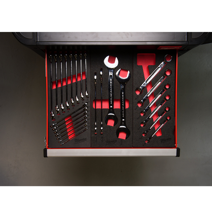 Milwaukee steeksleutelset 4-delig in foam inlay - 4932493630