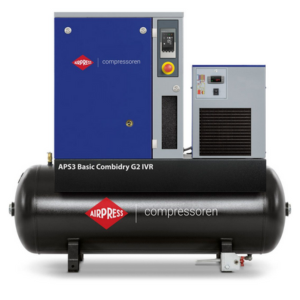 Airpress Schroefcompressor APS Basic 3 Combi Dry G2 - 362953-IVR