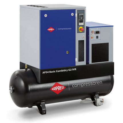Airpress Schroefcompressor APS Basic 4 Combi Dry G2 - 362954-IVR