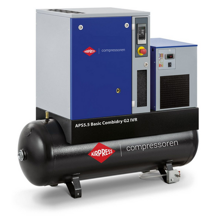 Airpress Schroefcompressor APS Basic 5.5 Combi Dry G2 - 362955-IVR