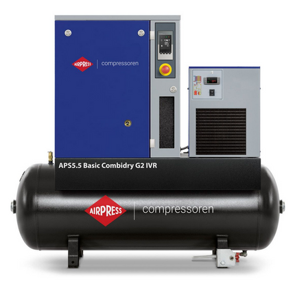Airpress Schroefcompressor APS Basic 5.5 Combi Dry G2 - 362955-IVR