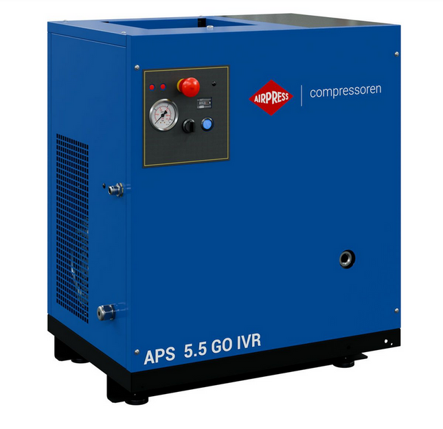 Airpress Schroefcompressor APS 5.5 GO IVR 5.5 pk/4.0 kW - 361805-IVR