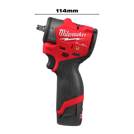 Milwaukee M12 FSCIWF38-252X compacte slagmoersleutel ⅜″ - 4933498970