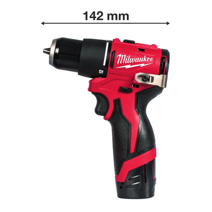 Milwaukee M12 BLPDRC-202C compacte borstelloze klopboormachine - 4933500422