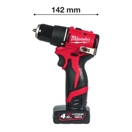 Milwaukee M12 BLPDRC-402C compacte borstelloze klopboormachine - 4933500424