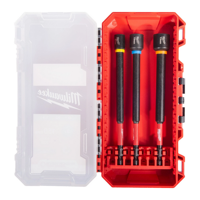 Milwaukee Shockwave Moeraanzetter set 3-delig - 4932499426