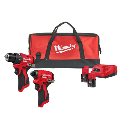 Milwaukee M12 BLPP2D-202B borstelloos powerpack - 4933500139