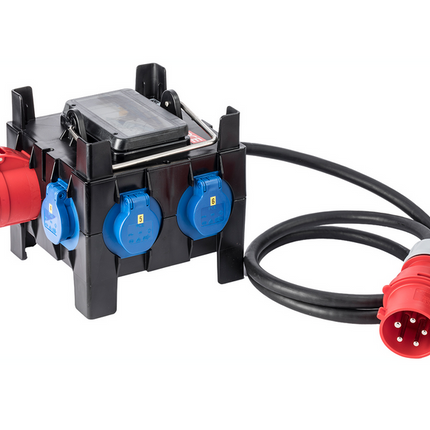 Keraf Bouwaansluitkast-EC000484 6xSchuKo+ALS - 110755