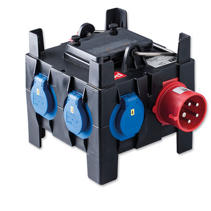 Keraf Bouwaansluitkast-EC000484 6xSchuKo+ALS - 110755