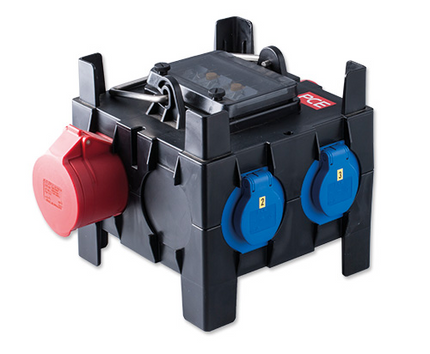 Keraf Bouwaansluitkast-EC000484 6xSchuKo+ALS - 110755