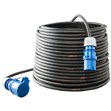 Keraf Verlengkabel CEE 32A 3p 25m H07RN-F - 107463