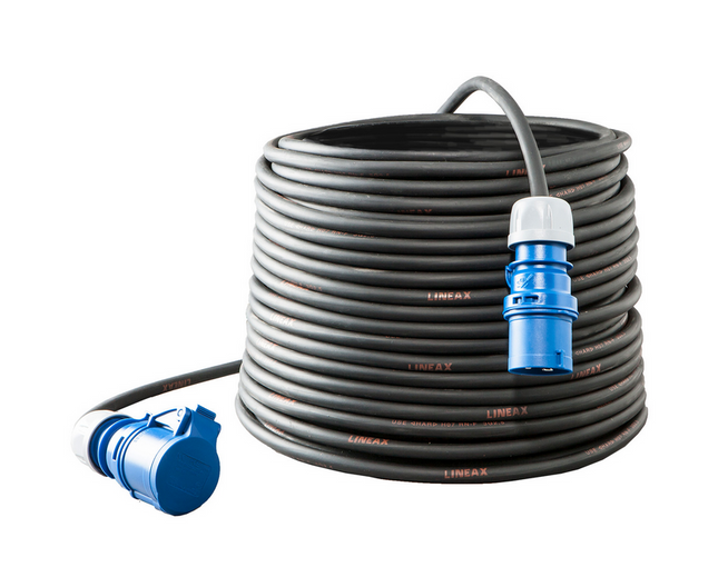 Keraf Verlengkabel CEE 32A 3p 25m H07RN-F - 107463
