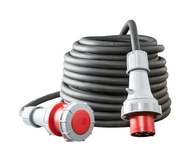 Keraf Verlengkabel CEE 63A 5p 25m 5x16 mm² H07RN-F - 104774