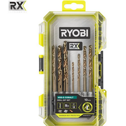 Ryobi RARXHGC10 10-delig Boorset - 5132006644