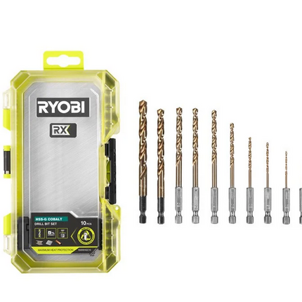 Ryobi RARXHGC10 10-delig Boorset - 5132006644
