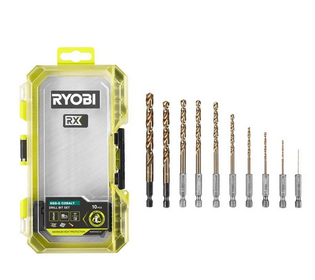 Ryobi RARXHGC10 10-delig Boorset - 5132006644