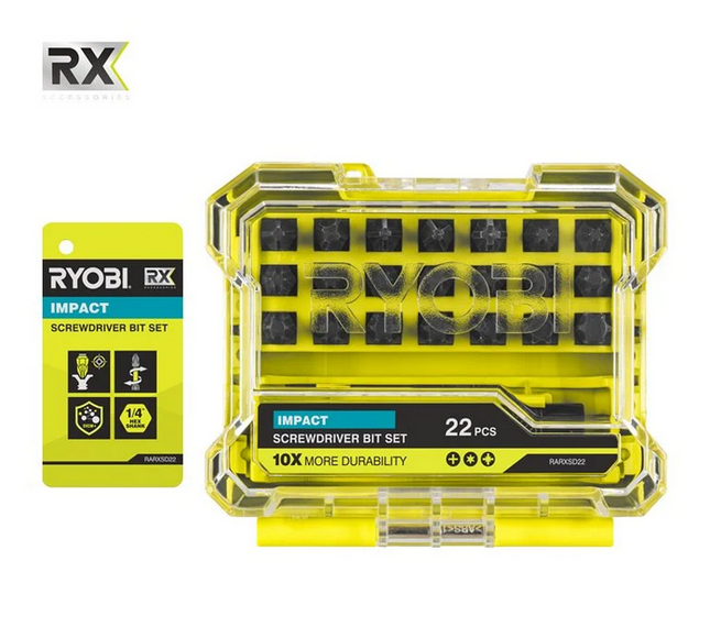Ryobi RARXSD22 22-delige schroefbitset - 5132006636