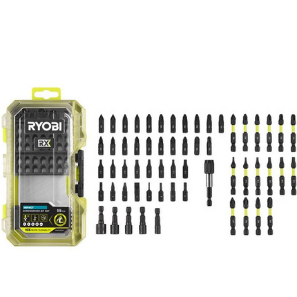 Ryobi RARXSD59 59-delige schroefbitset - 5132006639