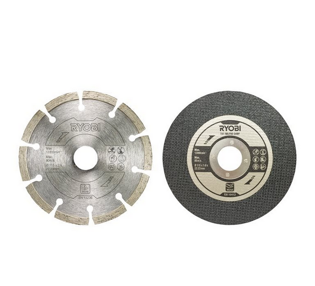 Ryobi RAK6AGD115 Doorslijpschijf 115mm 6stuks. - 5132005359