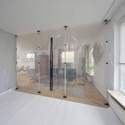 Carat demonteerbare stofwand