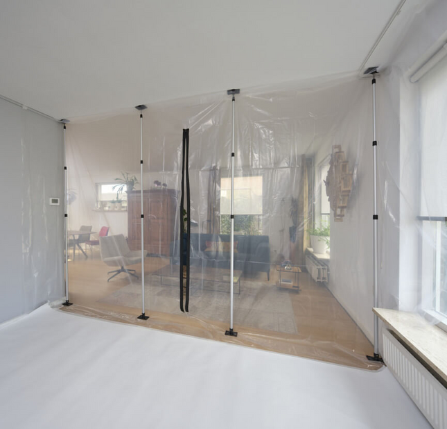 Carat demonteerbare stofwand