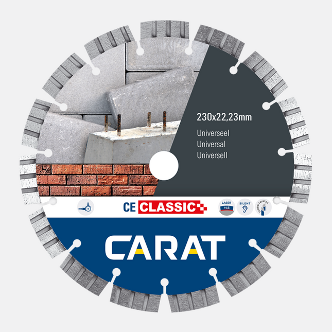Carat diamantzaag universeel CE Classic 115x22,23 mm - CEC1153000