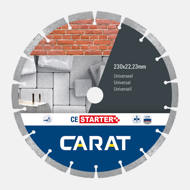 Carat diamantzaag universeel CE starter 115x22,23 mm - CES1153000