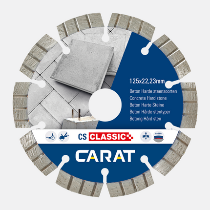 Carat diamantzaag beton CS classic 115x22,23 mm - CSC1153000