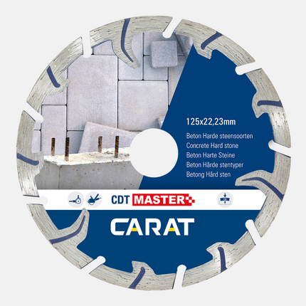 Carat diamantzaag turbo CDT master 115x22,23 mm - CDTM115300