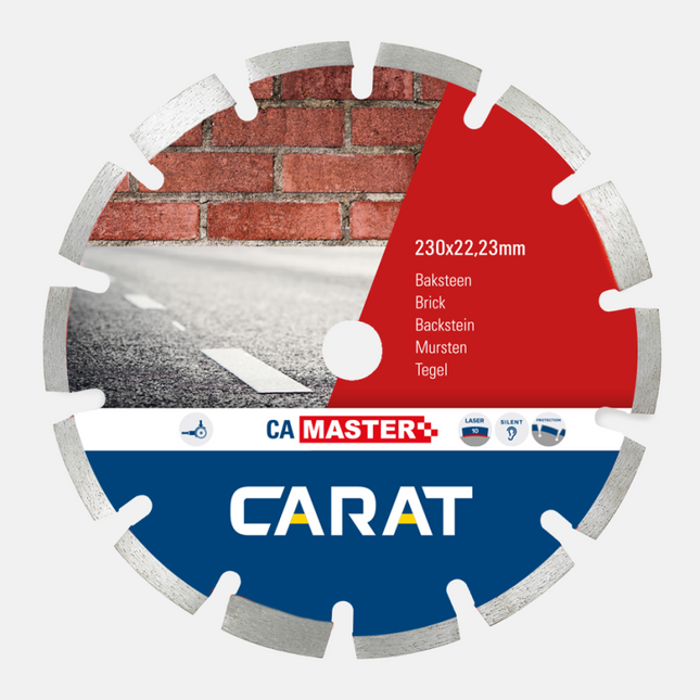 Carat diamantzaag baksteen/asfalt 125x22,23 mm - CAM1253000