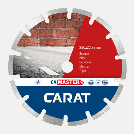 Carat diamantzaag baksteen/asfalt 125x22,23 mm - CAM1253000