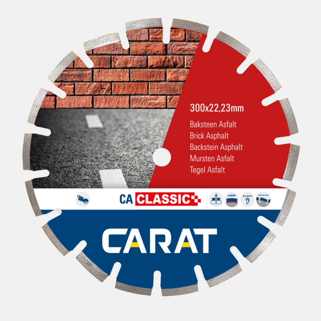 Carat diamantzaag baksteen/asfalt CA classic 115x22,23 mm - CAC1153000