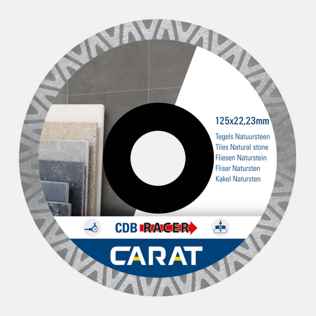 Carat diamantzaag tegels/natuursteen CDB Racer 115x22,23 mm - CDBM115300