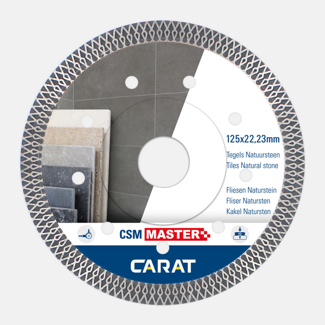 Carat diamantzaag natuursteen CSM Master 115x22,23 mm - CSMM115300