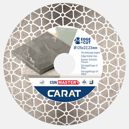 Carat diamantzaag 2+1 edge & cute 125 x 22,23 mm - CGNM125300