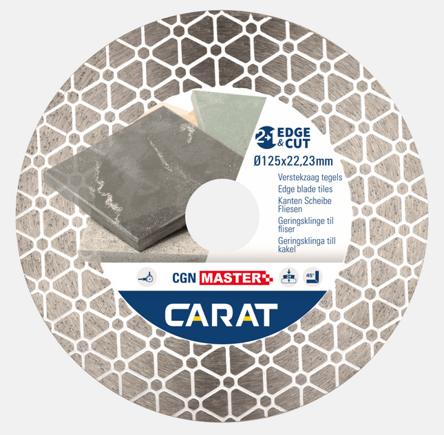 Carat diamantzaag 2+1 edge & cute 125 x 22,23 mm - CGNM125300