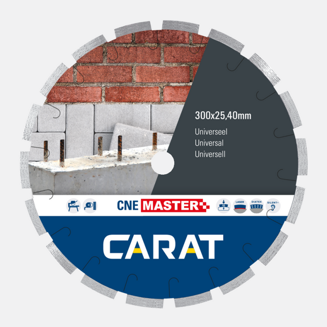 Carat diamantzaag universeel CNE Master 300 x 25,40 mm - CNEM300400