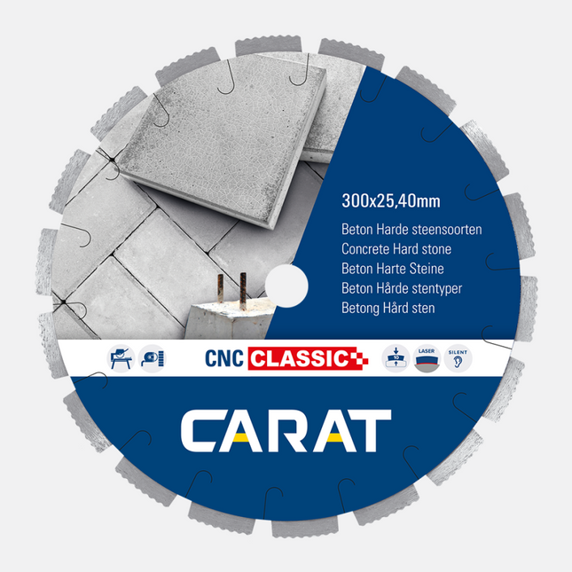 Carat diamantzaag beton CNC Classic 300 x 25,40 mm - CNCC300400