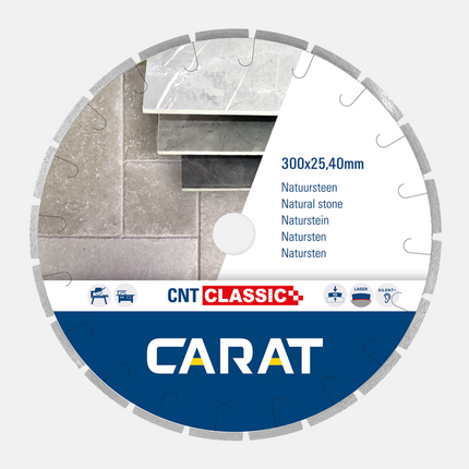 Carat diamantzaag natuursteen CNT Classic 250 x 25,40 mm - CNTC250400