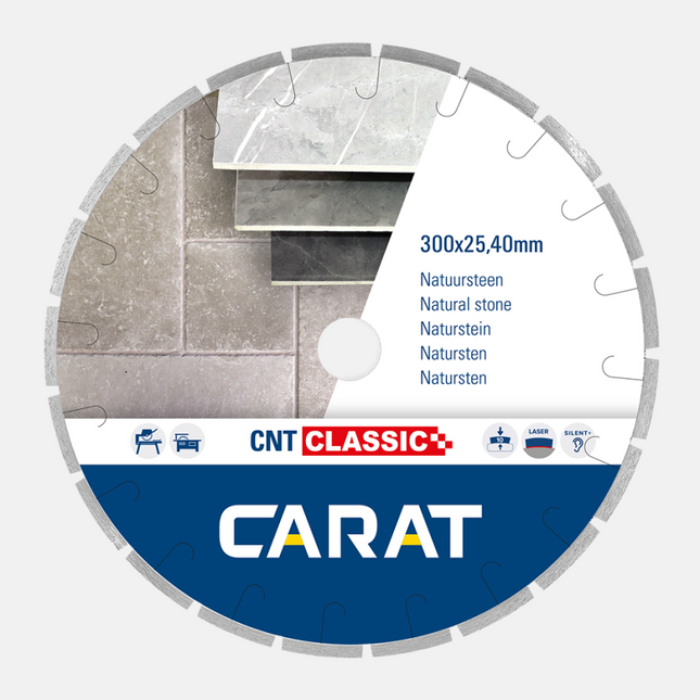 Carat diamantzaag natuursteen CNT Classic 250 x 25,40 mm - CNTC250400