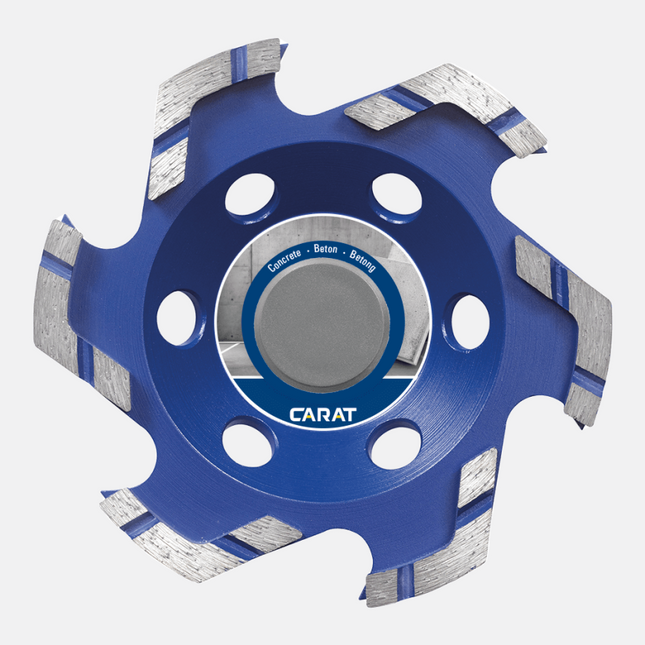 Carat slijpkop CUBG STAR Master 125 x 22,23 mm - CUBG1253C0