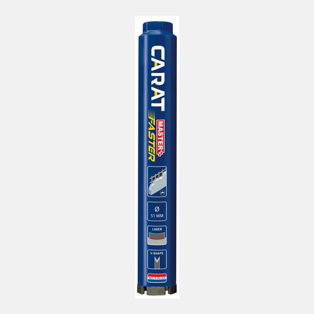 Carat Laser diamantboor beton (master faster serie) ØM30 – 51MM tot 161MM