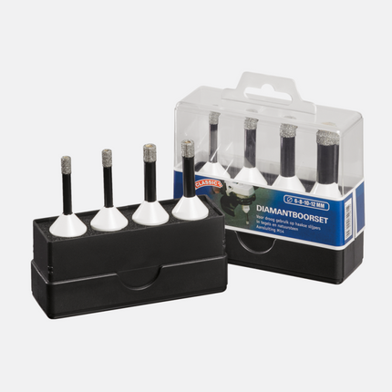 Carat diamantboorset EHS Classic Ø 6-8-10-12-20-27-35 mm x M14 - EHSCSETN06