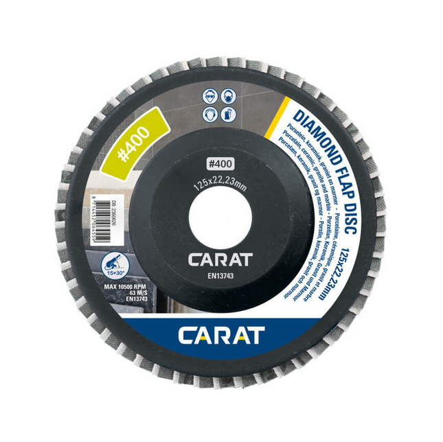 Carat diamant lamellenschijf Ø125x22,23 #400 - EFD4000000