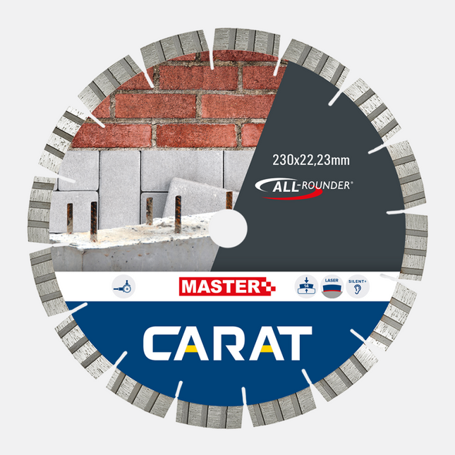 Carat diamantzaag laser universeel Master 125 x 22,23 x 10 mm - CEB1253010